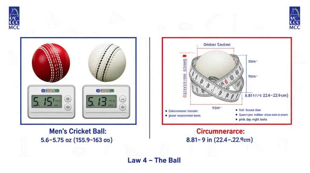 Cricket Ball size