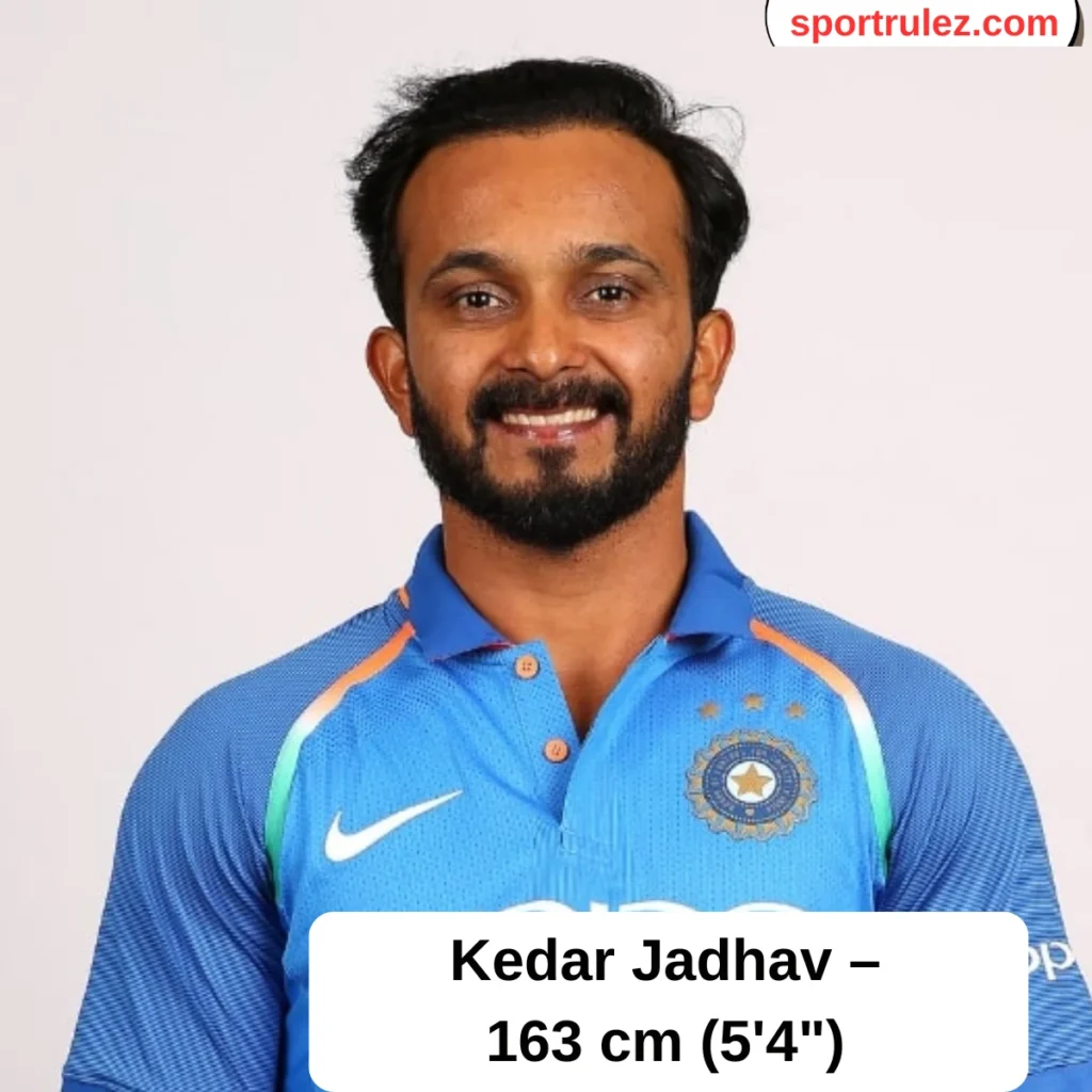 Kedar Jadhav height