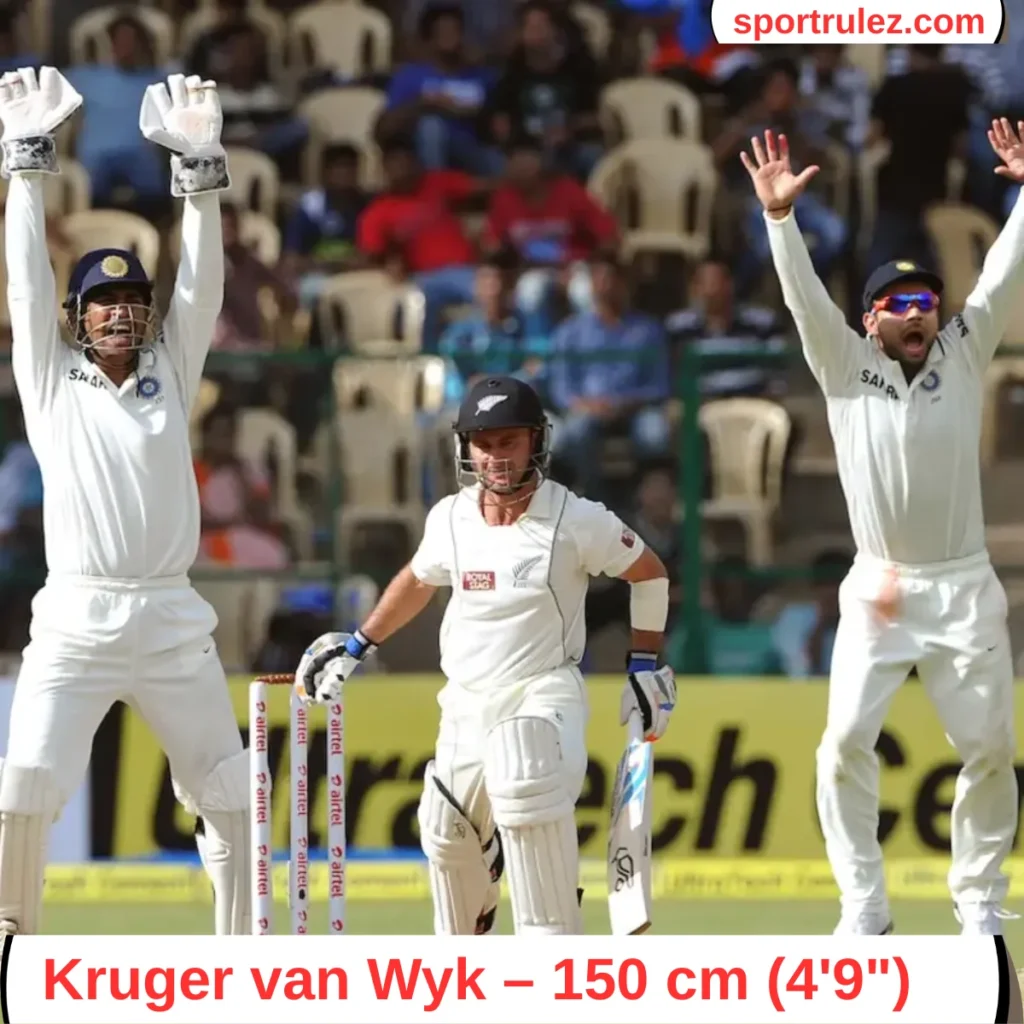 Kruger van Wyk height 