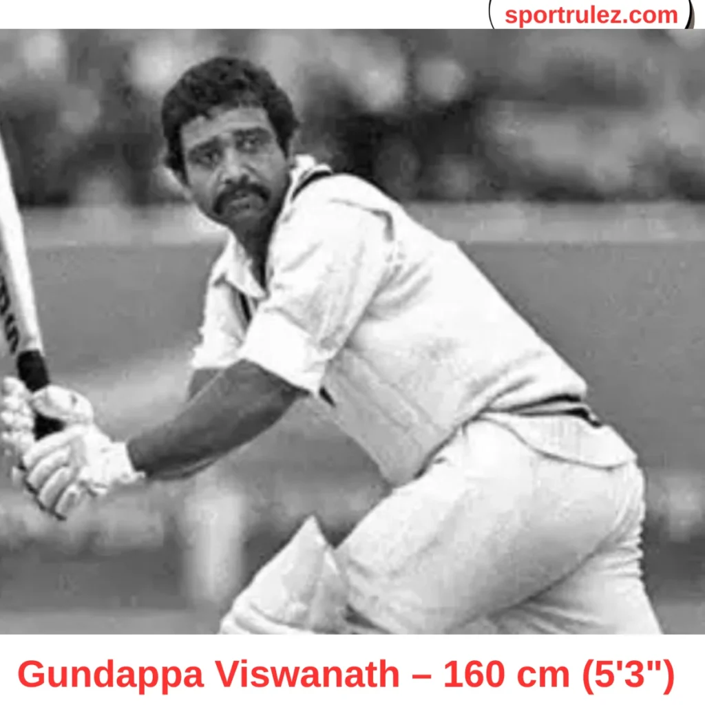 Gundappa Viswanath height 