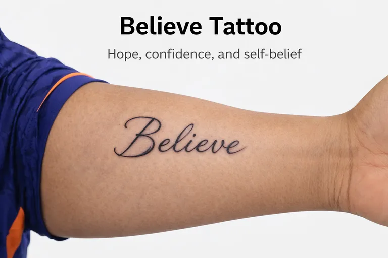 “Believe” Tattoo