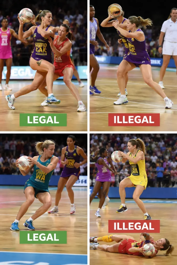 Footwork Rule in Netball