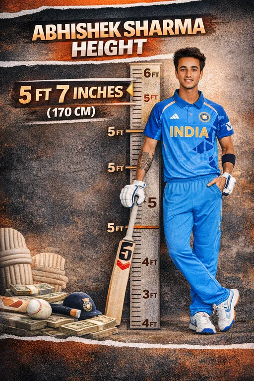 abhishek sharma height