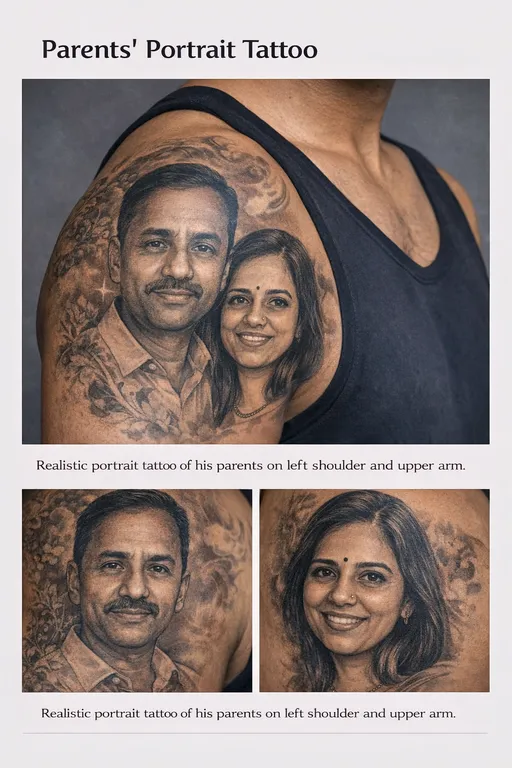 Parents’ Portrait Tattoo