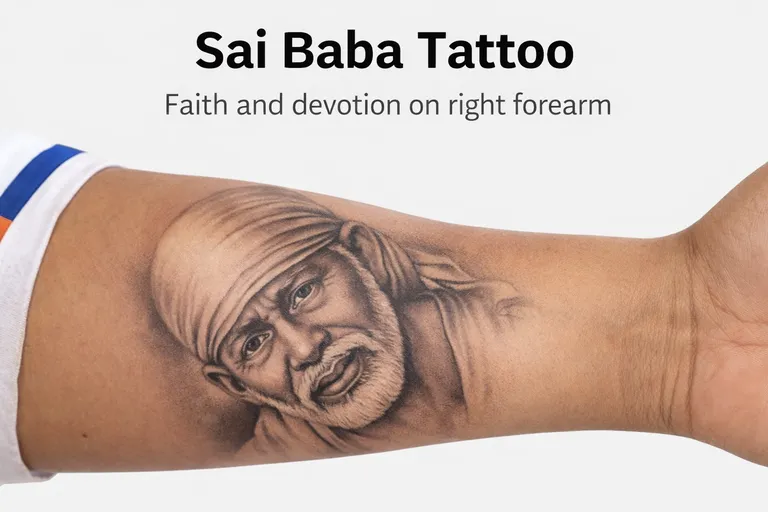 Sai Baba Tattoo