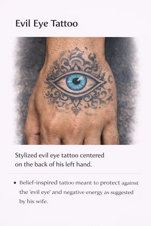 Suryakumar Yadav Evil Eye Tattoo