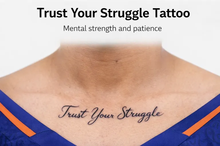 “Trust Your Struggle” Tattoo