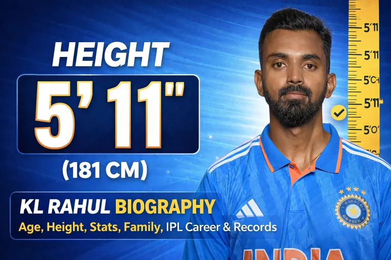 KL Rahul height