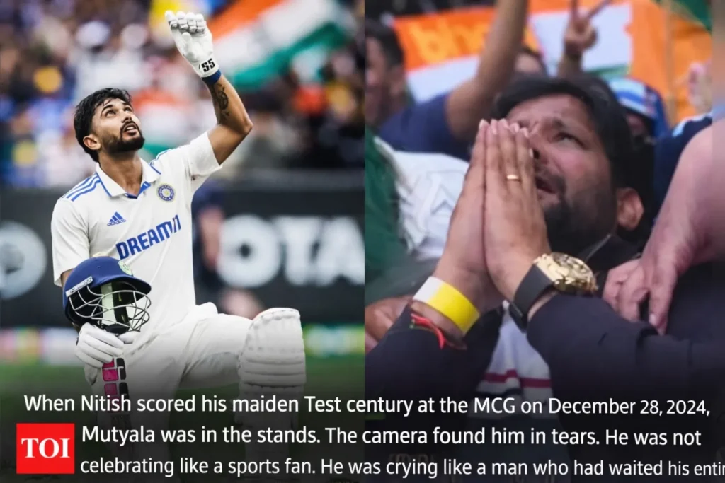 Nitish Kumar Reddy father