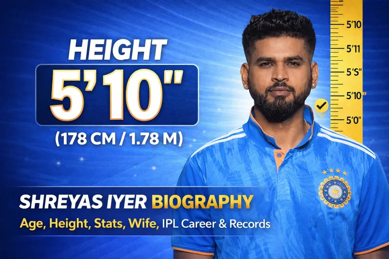 Shreyas Iyer Height