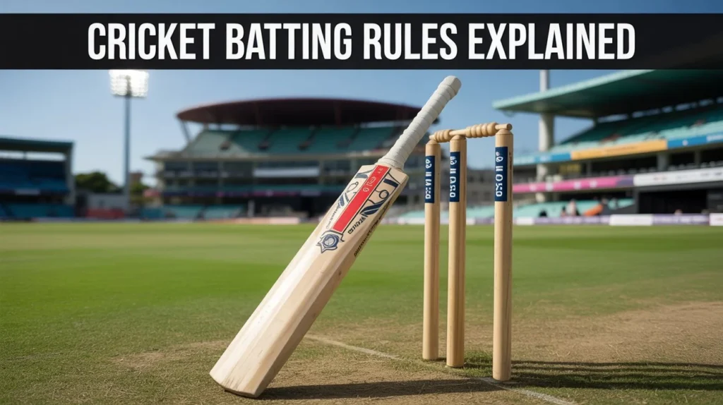 Batting Rules in Cricket