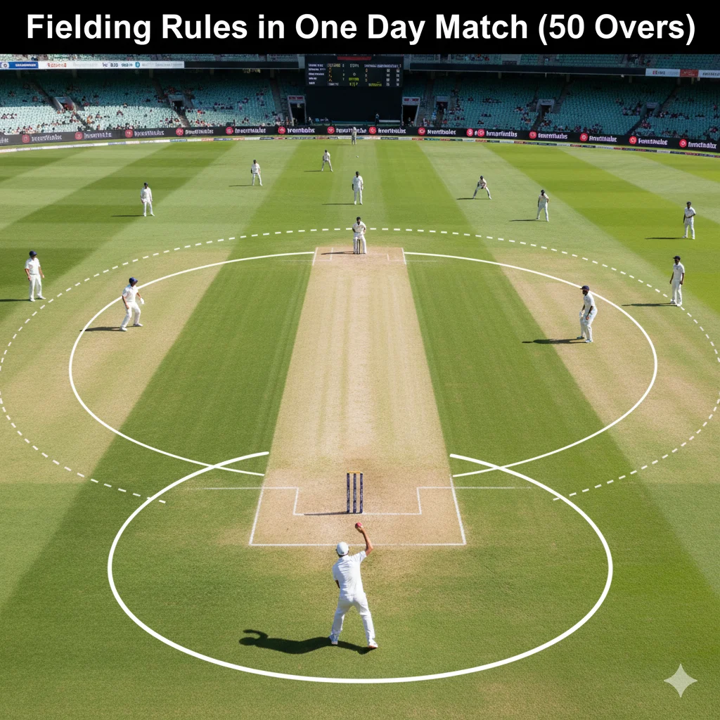 Fielding Rules in one day Cricket