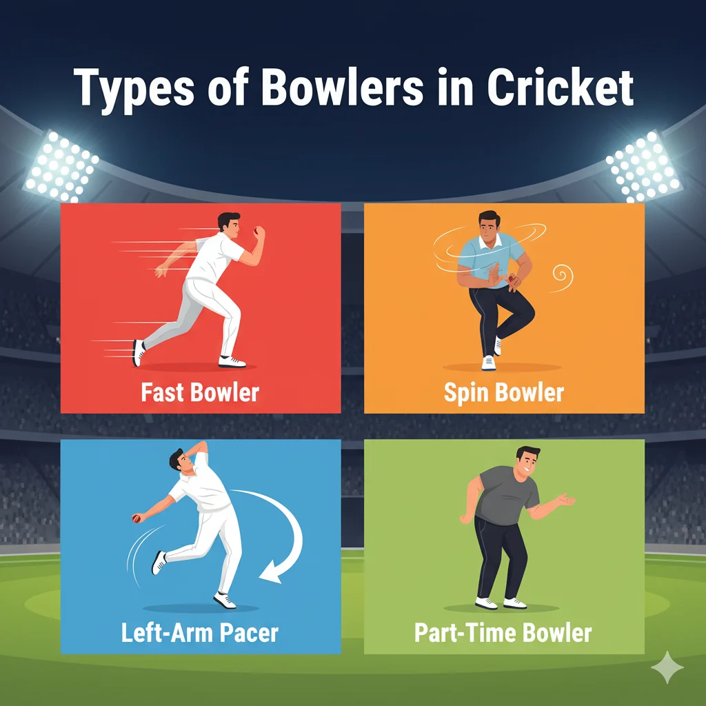 Types of Bowlers in Cricket