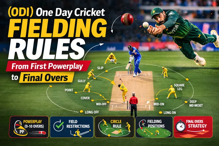 One Day Cricket Fielding Rules