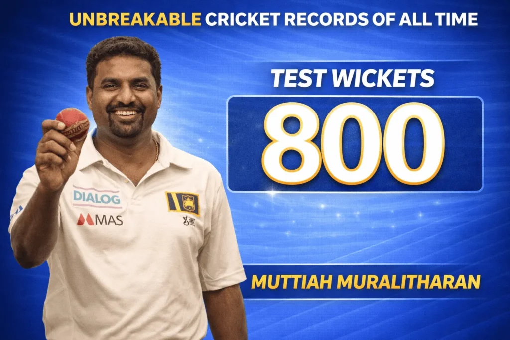 Muttiah Muralitharan's 800 Test Wickets