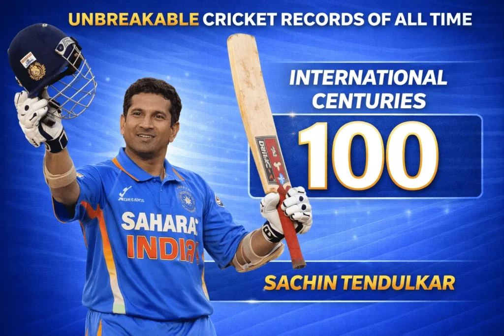 Sachin Tendulkar's 100 International Centuries