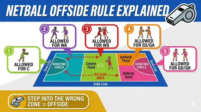 Offside Rule in Netball