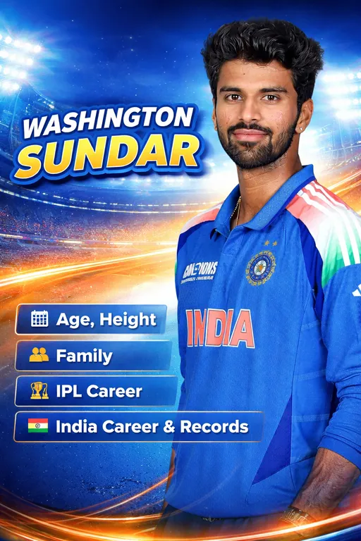 Washington Sundar Biography
